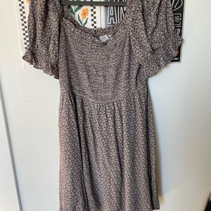 Floral maternity short dress